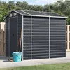 Image de Abri De Jardin Anthracite 191x215x198 Cm Acier Galvanisé Vidaxl