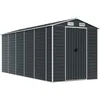 Image de Abri De Jardin Anthracite 191x470x198 Cm Métal Galvanisé Vidaxl