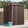 Image de Abri De Jardin Marron 191x130x198 Cm Acier Galvanisé Vidaxl