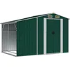 Image de Abri De Jardin Vert 277x192,5x179 Cm Acier Galvanisé Vidaxl