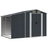 Image de Abri De Jardin Anthracite 277x192,5x179 Cm Métal Galvanisé Vidaxl