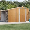 Image de vidaXL Abri de jardin marron clair 277x279x179 cm Métal galvanisé 3188299