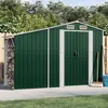 Image de Abri De Jardin Vert 277x93x179 Cm Acier Galvanisé Vidaxl