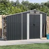 Image de vidaXL Abri de jardin anthracite 277x93x179 cm acier galvanisé 364518