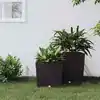 Image de Jardinière Et Intérieur Amovible Marron 21 /32 L Rotin Pp Vidaxl