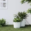 Image de Jardinière Et Intérieur Amovible Blanc 15 /15,3 L Rotin Pp Vidaxl