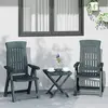 Image de Chaises Inclinables De Jardin Lot De 2 Vert Pp Vidaxl