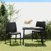 Image de Chaises De Jardin Lot De 2 Anthracite 50x46x80 Cm Polypropylène Vidaxl