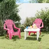 Image de vidaXL Chaises de jardin pour enfants lot de 2 rose 37x34x44 cm PP 364741