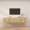 Image de Meubles Tv Muraux 2 Pcs Chêne Sonoma 100x34,5x40 Cm Vidaxl