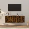 Image de Ensemble De Meubles Tv 2 Pcs Chêne Fumé Bois D'ingénierie Vidaxl