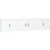 Image de Ensemble De Meubles Tv 3 Pcs Blanc Bois D'ingénierie Vidaxl