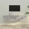 Image de Ensemble De Meubles Tv 3 Pcs Gris Béton Bois D'ingénierie Vidaxl