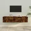 Image de Ensemble De Meubles Tv 3 Pcs Chêne Fumé Bois D'ingénierie Vidaxl