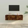 Image de Ensemble De Meubles Tv 2 Pcs Chêne Fumé Bois D'ingénierie Vidaxl