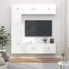 Image de Ensemble De Meubles Tv 7 Pcs Blanc Bois D'ingénierie Vidaxl