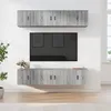 Image de Ensemble De Meubles Tv 6 Pcs Sonoma Gris Bois D'ingénierie Vidaxl