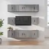 Image de Ensemble De Meubles Tv 8 Pcs Sonoma Gris Bois D'ingénierie Vidaxl