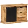Image de Buffet 80x30x55 Cm Bois De Manguier Brut Massif Vidaxl