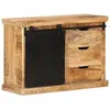 Image de vidaXL Buffet 80x30x55 cm bois de manguier brut massif 355844