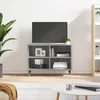 Image de Meuble Tv Sonoma Gris 69,5 X 30 X 50 Cm Bois D'ingénierie Vidaxl