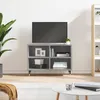 Image de vidaXL Meuble TV gris sonoma 695 x 30 x 50 cm bois dingénierie 826962