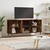 Image de Meuble Tv Chêne Fumé 103,5x30x50 Cm Bois D'ingénierie Vidaxl