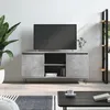 Image de Meuble Tv Gris Béton 104x35x50 Cm Bois D'ingénierie Vidaxl