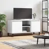 Image de Meuble Tv Blanc 104x35x50 Cm Bois D'ingénierie Vidaxl