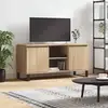 Image de Meuble Tv Chêne Sonoma 104x35x50 Cm Bois D'ingénierie Vidaxl