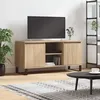 Image de vidaXL Meuble TV chêne sonoma 104x35x50 cm bois dingénierie 827023