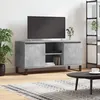 Image de Meuble Tv Gris Béton 104x35x50 Cm Bois D'ingénierie Vidaxl