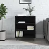 Image de vidaXL Buffet noir 57x35x70 cm bois d’ingénierie 827133