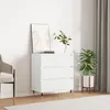 Image de Buffet Blanc 60x35x70 Cm Bois D'ingénierie Vidaxl