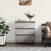 Image de Buffet Sonoma Gris 60x35x70 Cm Bois D'ingénierie Vidaxl