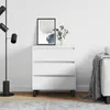 Image de Buffet Blanc 60x35x70 Cm Bois D'ingénierie Vidaxl
