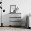 Image de vidaXL Buffet Gris béton 60x35x70 cm Bois dingénierie 827192