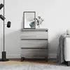 Image de Buffet Sonoma Gris 60x35x70 Cm Bois D'ingénierie Vidaxl