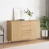 Image de Buffet Chêne Sonoma 101,5x35x70 Cm Bois D'ingénierie Vidaxl