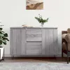 Image de vidaXL Buffet Armoire Latérale avec Pieds Meuble de Rangement Organisateur de Salon Salle de Séjour Intérieur Sonoma 827210