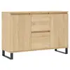 Image de Vidaxl buffet chêne sonoma 101,5x35x70 cm bois d'ingénierie