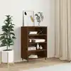 Image de Buffet Haut Chêne Marron 57x35x90 Cm Bois D'ingénierie Vidaxl