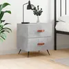 Image de Table De Chevet Gris Béton 40x35x47,5 Cm Bois D’ingénierie Vidaxl