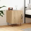 Image de Table De Chevet Chêne Sonoma 40x40x50 Cm Bois D’ingénierie Vidaxl