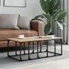Image de Table Basse Chêne Sonoma 100x50x35,5 Cm Bois D'ingénierie Vidaxl