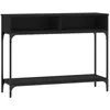 Image de Table Console Noir 100x30,5x75 Cm Bois D'ingénierie Vidaxl