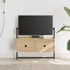 Image de Meuble Tv Mural Chêne Sonoma 60,5x30x51 Cm Bois D'ingénierie Vidaxl