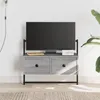 Image de vidaXL Meuble TV mural sonoma gris 60 5x30x51 cm bois dingénierie 833456