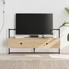 Image de vidaXL Meuble TV mural chêne sonoma 1005x30x51 cm bois dingénierie 833459