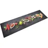 Image de Tapis De Cuisine Lavable Impression D'épices 45x150 Cm Velours Vidaxl